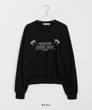 Forio Ribbon Crop Sweatshirt
