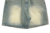 Yellow Tin Washing Short Denim Pants