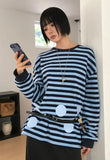 DOT&STRIPE OVER SWEAT