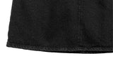 Rown black midi denim skirt