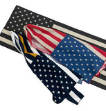 American flag chiffon scarf