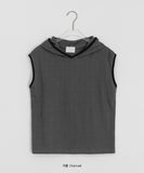 Heldo Color Matching Layered Dot Hood Vest