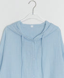 Yulti Summer Check Hood Shirt