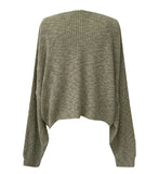 BOAT NECK LAYER KNIT