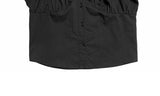 Perfume Shirring Off Short Sleeve Blouse
