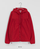 Hetenin Two-Way String Shirring Hood Wind Jumper