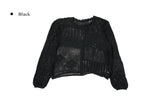 Done Punching Net Loose Fit Knit