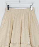 Enniki Flower Banding Frill Midi Skirt