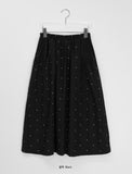 Gini Dot Balloon Long Skirt