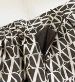 Elian Jacquard Pattern Flare Banding Skirt