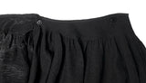 Lux Wrap Flare Mini Skirt