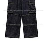 Abe Raw Stitch Cargo Denim Pants
