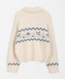 Fallen Nordic Wool Collar Knit