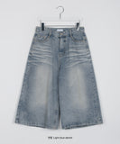 Herco Cat Washing Bermuda Denim Pants