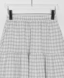Tour Summer Check Frill Midi Skirt