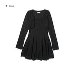 Shiho Flare One Piece Cardigan Set