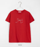 Elito Ribbon Printing Short Sleeve Tee