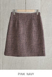 Jenshua Pearl Tweed H-Line Mini Skirt