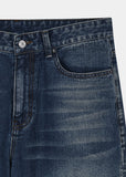 24SS★DART BRUSH WIDE DENIM PANTS