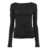 Drape Layered Long Sleeve