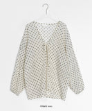 Hannew Dot Summer Sleeveless Cardigan Set