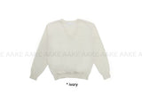 (WOOL) SEASONAL V-NECK KNIT