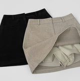 A-line Winter Mini Skirt