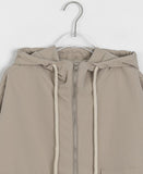 Achone String Pocket Crop Hood Jumper