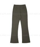 DRAPE SHIRRING BOOTCUT SLACKS
