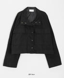 Hani Pocket Collar Cropped Jumper