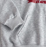 America Crop Hooded Zip-Up