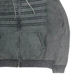 American Flag Pigment Knit Hood Zip-Up