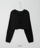 Hikota Summer Ribbon Hood Bolero Cardigan