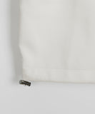 Hoiki String Cropped Leather Hood Zip-Up