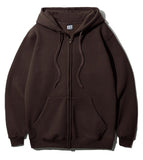 950g Original Plain Zip-Up Hoodie