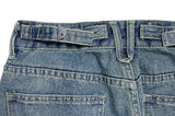 Corey washing denim wide pants