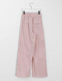 Zevner Banding Nylon Wide Pants