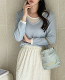 Ally Layered V-Neck Knit