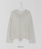 Albi Summer String Hood Cardigan