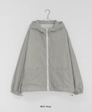 Groua Check Over Hood Windbreaker