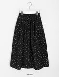 Holden corduroy dot flare skirt