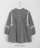 Aika Punching Pintuck Blouse