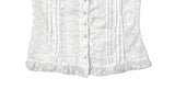 Harin Lace Punching Off Sleeveless Blouse