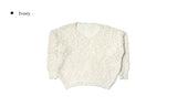 Spin Mongle Loose Fit Boucle Knit