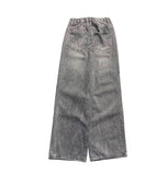 Boarding Grey Wide Denim Pants