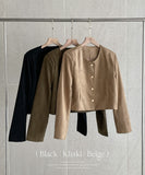 Jenny Suede Crop Jacket