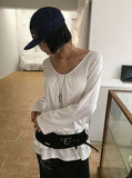 SHIRRING LAYER LONGSLEEVE