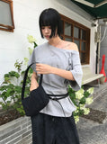(2-WAY) BUTTON LOOSE TEE