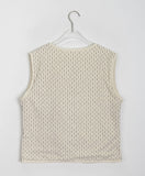 Heekin Corduroy Pattern Brushed Ribbon Vest