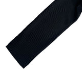 OPEN SHOULDER WAFFLE HOODIE